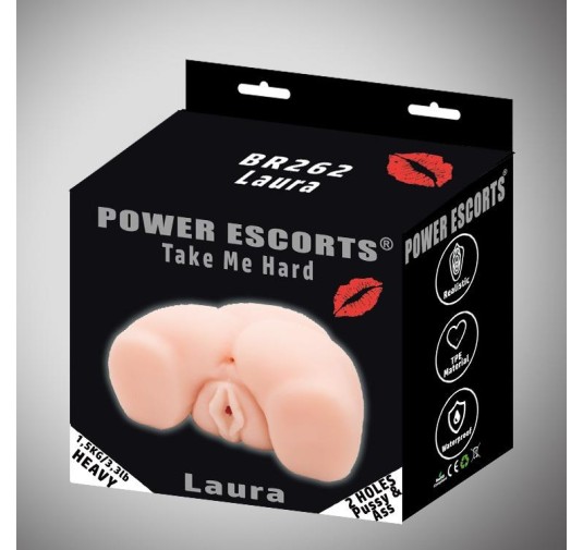 Masturbator-Take Me Hard Laura-Pussy & Ass Masturbator 1,55kg Flesh